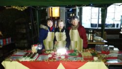 Our stall at the Christmas Lighting Event