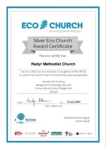 Eco Church Certificate