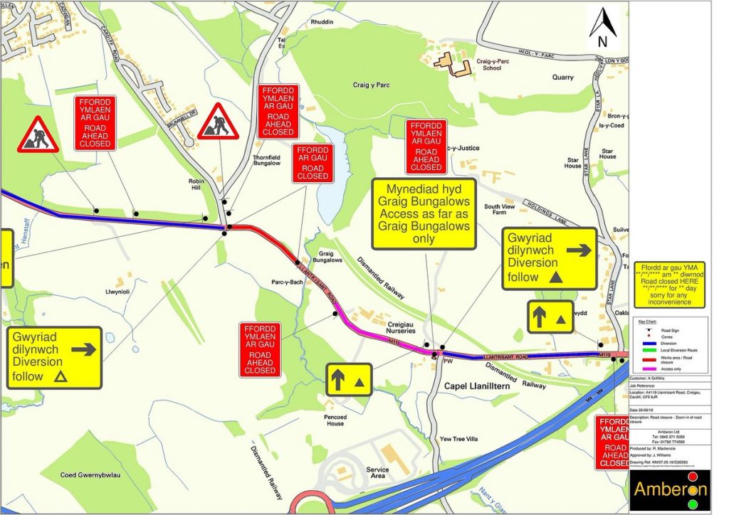 Llantrisant Road Closure Radyr & Community
