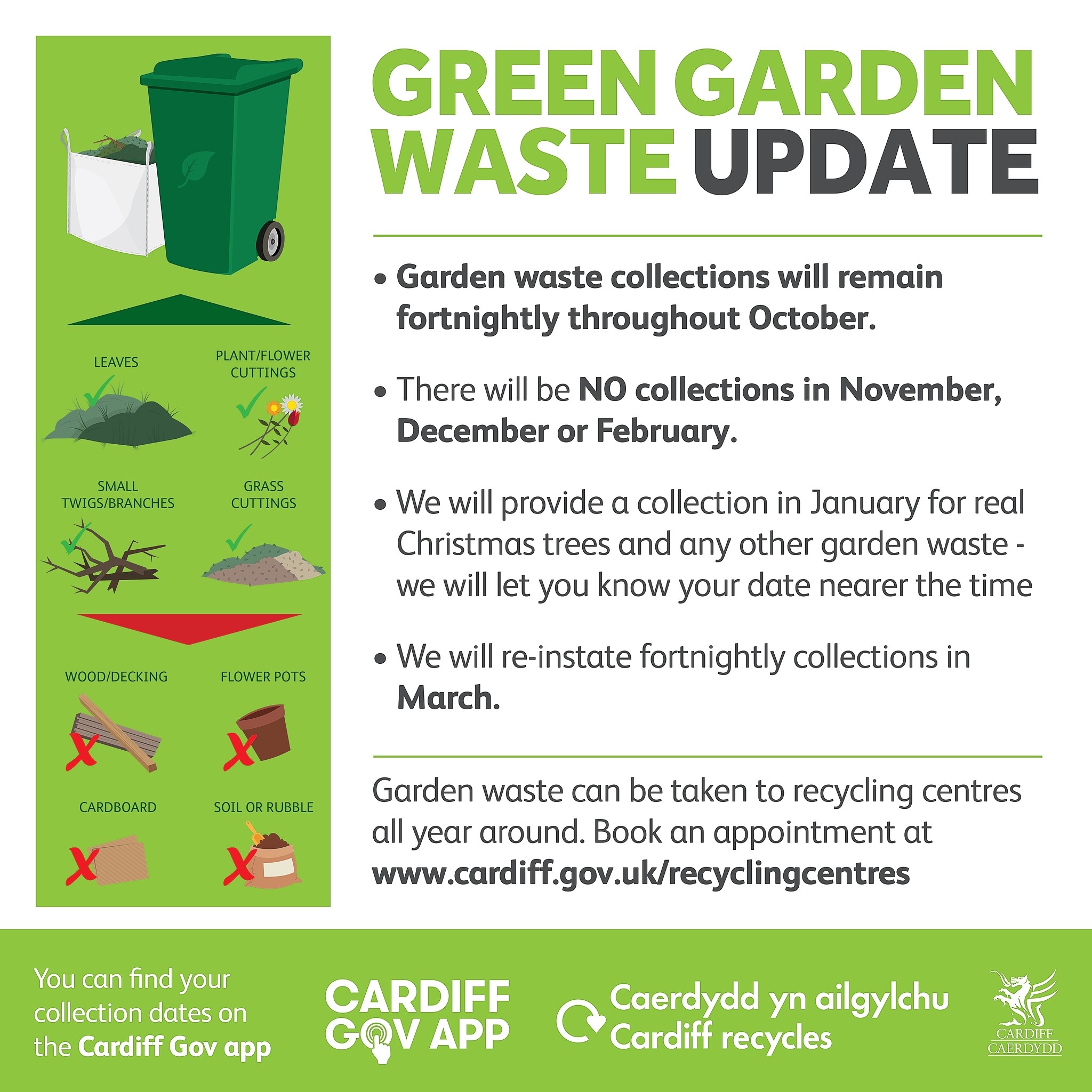 Garden Waste – Winter update | Radyr & Morganstown Community