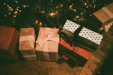 Presents under a Christmas Tree