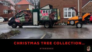 The Tree Rex Christmas Tree Shredder.